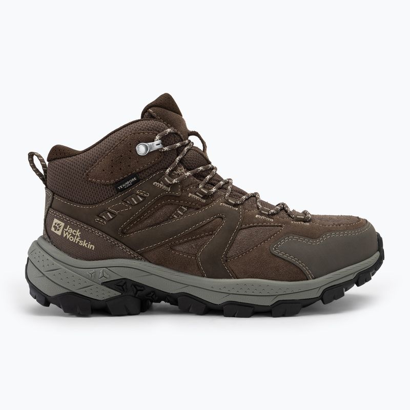 Jack Wolfskin Scarpe da trekking da uomo Vojo Tour Lt Texapore Mid caffè freddo 2