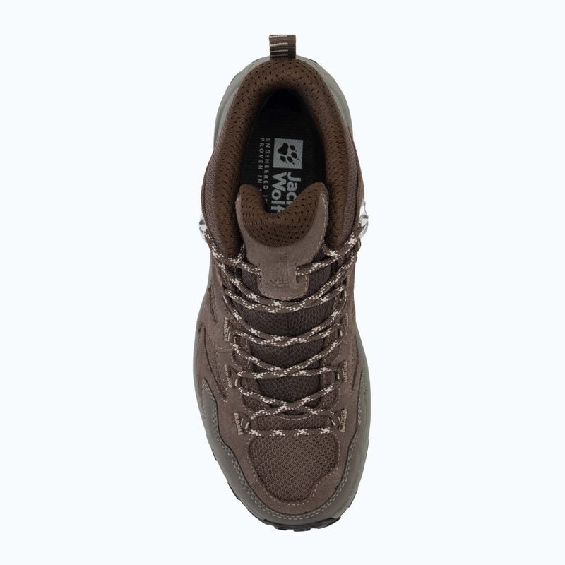 Scarpe da trekking Jack Wolfskin da uomo Vojo Tour Texapore Mid caffè freddo 5