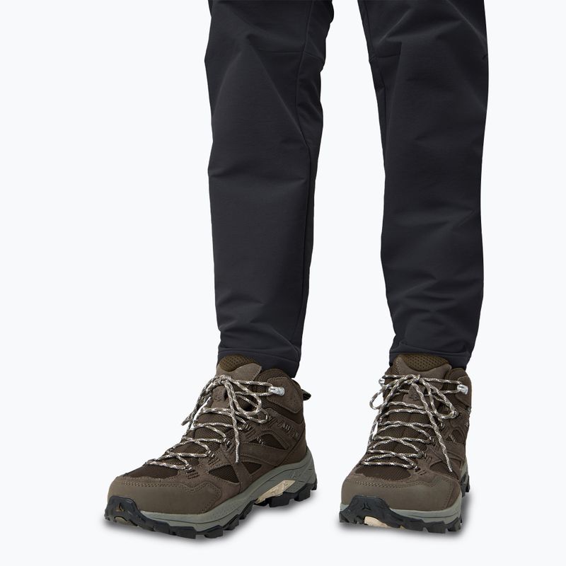 Scarpe da trekking Jack Wolfskin da uomo Vojo Tour Texapore Mid caffè freddo 8