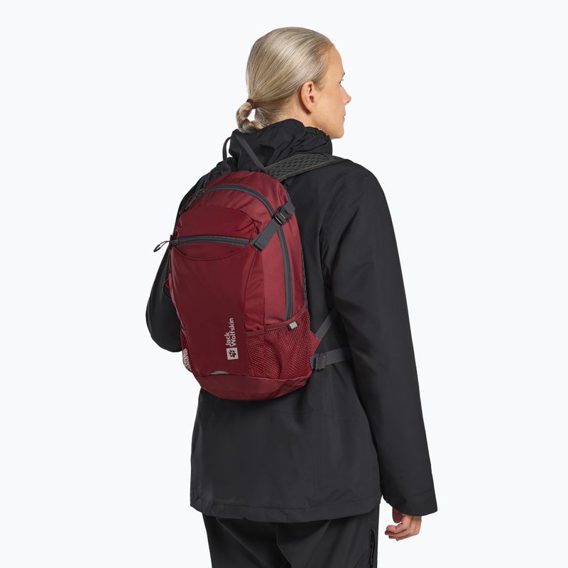 Zaino da bicicletta Jack Wolfskin Velocity 12 l deep ruby 5