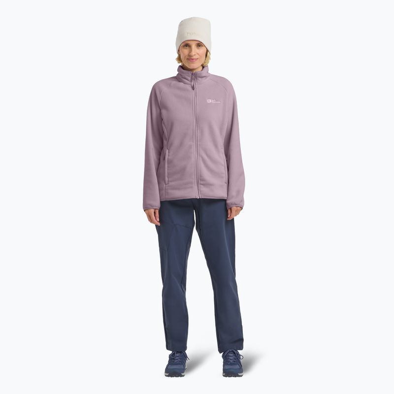 Jack Wolfskin giacca in pile da donna Moonrise Full Zip wild blossom 2