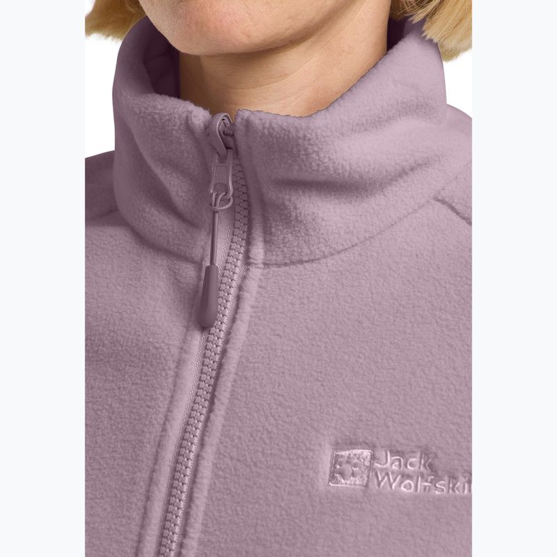 Jack Wolfskin giacca in pile da donna Moonrise Full Zip wild blossom 4