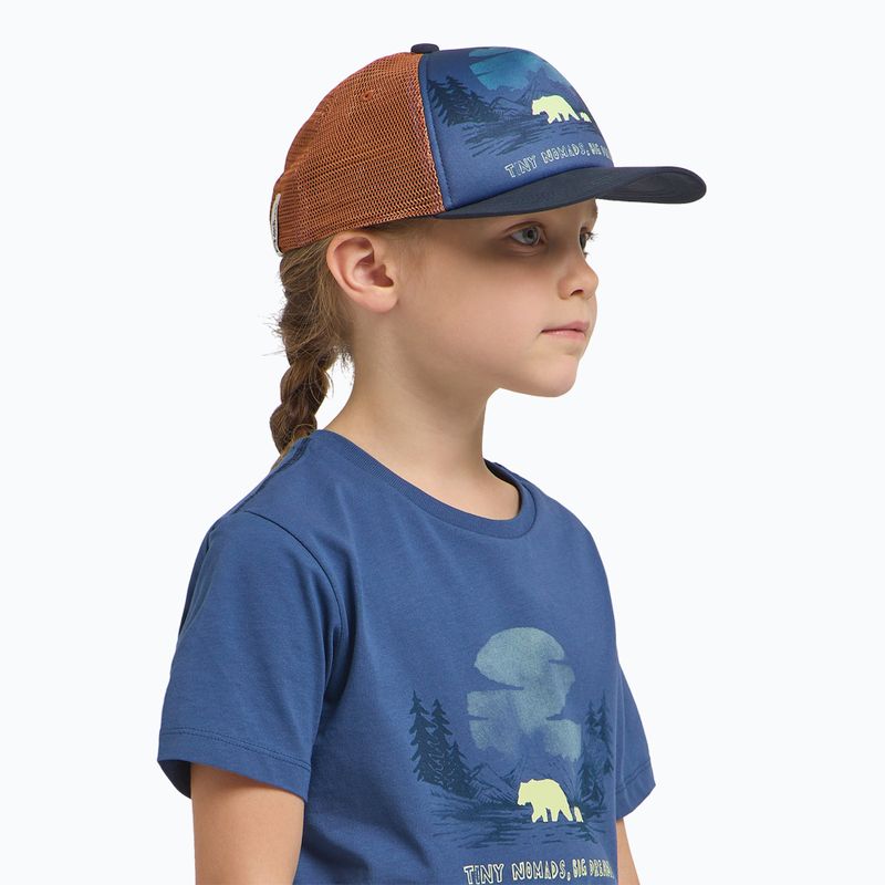 Berretto da baseball per bambini Jack Wolfskin Animal Mesh stampato evening sky 7