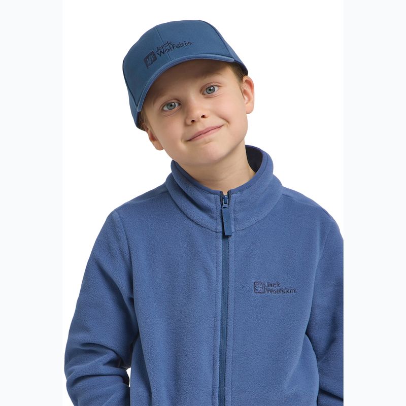 Cappello da baseball Jack Wolfskin per bambini cielo serale 7