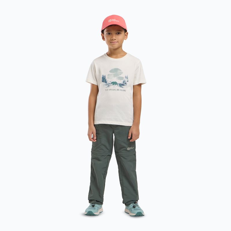 Cappello da baseball Jack Wolfskin per bambini, colore corallo tramonto 10