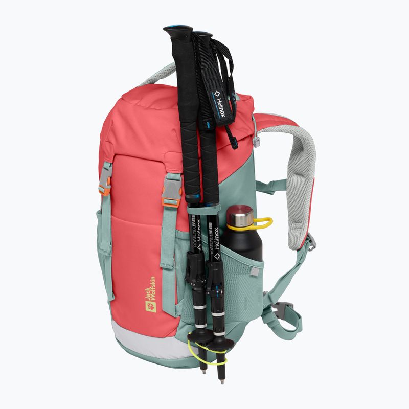 Jack Wolfskin Waldspieler 20 l sunset coral zaino da trekking per bambini 3