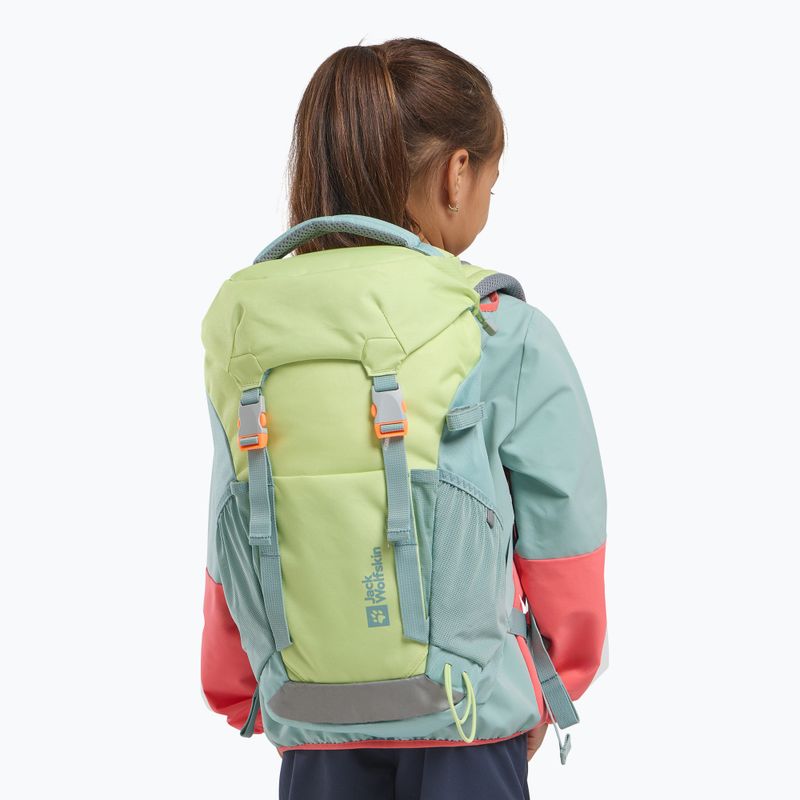 Zaino da trekking Jack Wolfskin Waldspieler 20 l cool matcha per bambini 10