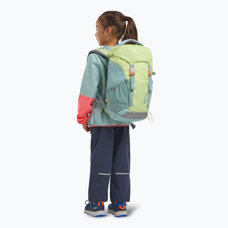 Zaino da trekking Jack Wolfskin Waldspieler 20 l cool matcha per bambini 11