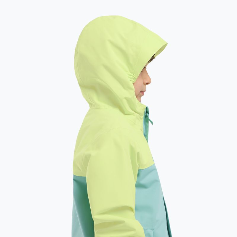 Giacca da pioggia Jack Wolfskin per bambini Tucan soft jade 4