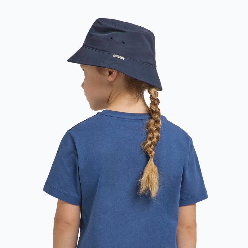 Cappello da bambino Jack Wolfskin Woods Bucket stampato blu notte 6