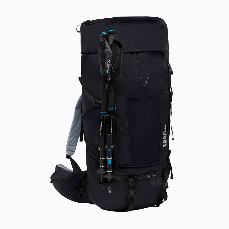 Zaino da trekking Jack Wolfskin Trailflair Pro 60 l nero 2