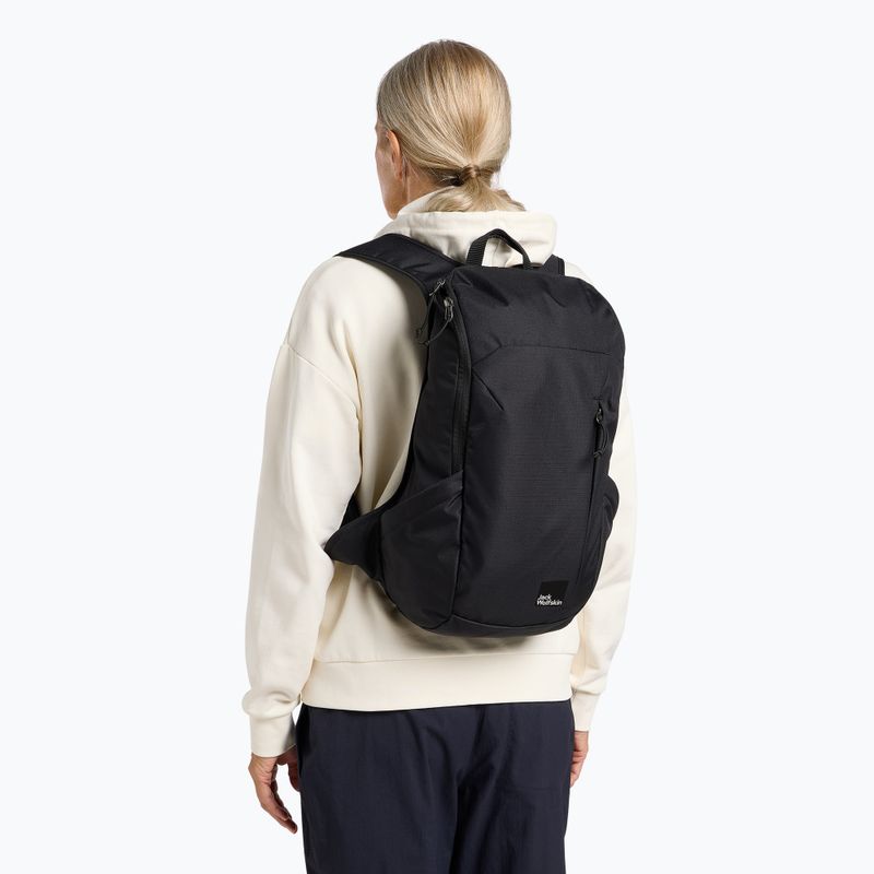 Zaino urbano Jack Wolfskin da donna Waimea 15 l nero 9