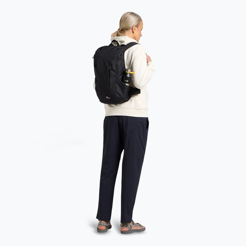 Zaino urbano Jack Wolfskin da donna Waimea 15 l nero 10