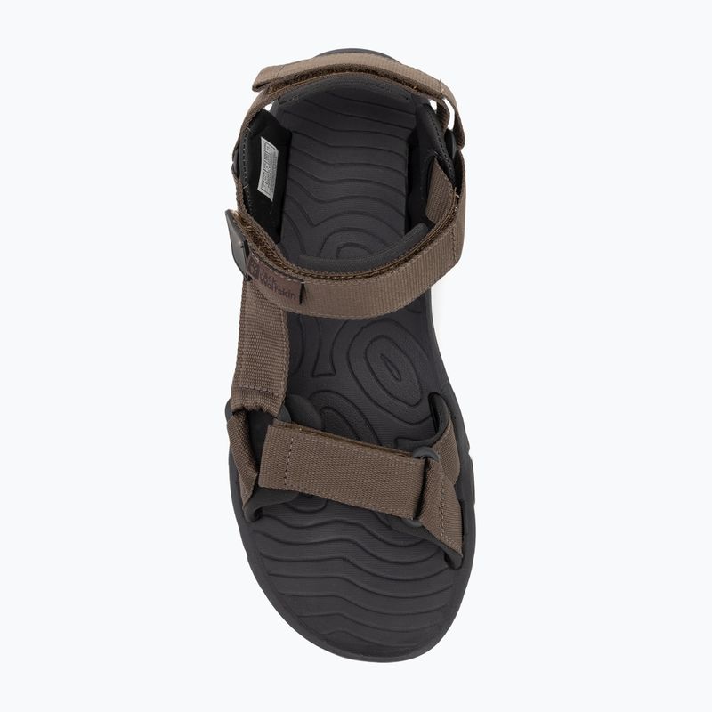 Sandali Jack Wolfskin Lakewood Ride da uomo, color caffè freddo 5