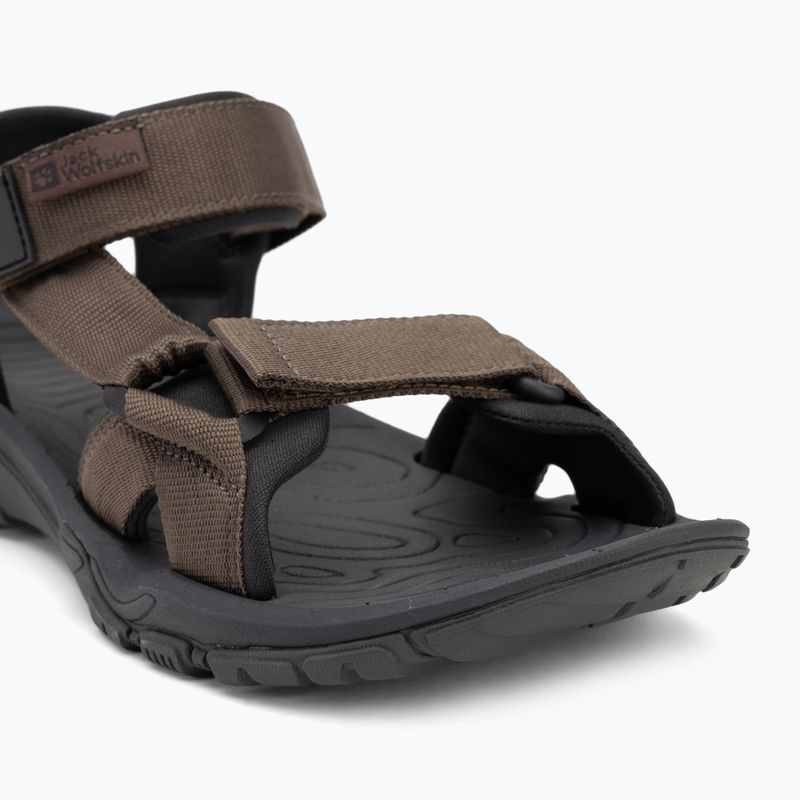 Sandali Jack Wolfskin Lakewood Ride da uomo, color caffè freddo 7