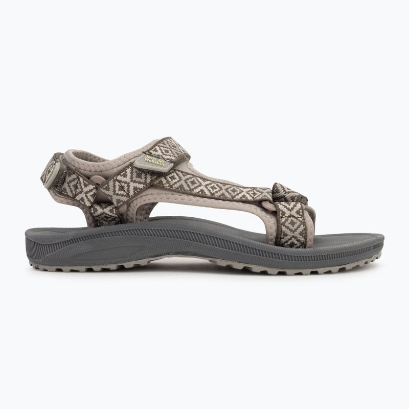Sandali Jack Wolfskin Wave Breaker da donna, caffè freddo 2