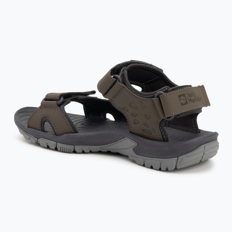 Sandali Jack Wolfskin Lakewood Cruise da uomo, caffè freddo 3