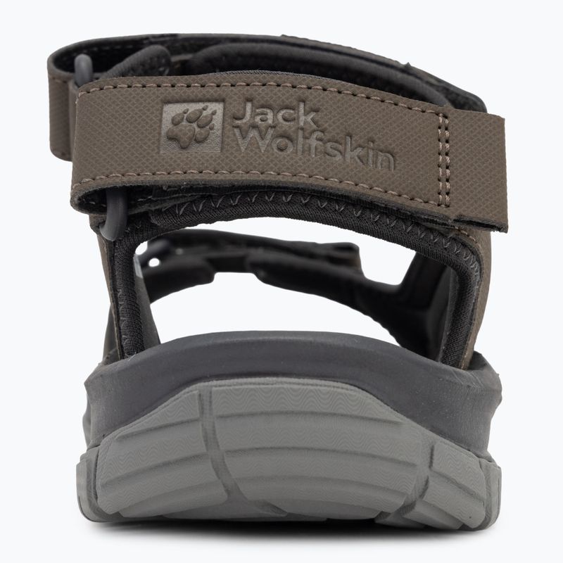 Sandali Jack Wolfskin Lakewood Cruise da uomo, caffè freddo 6