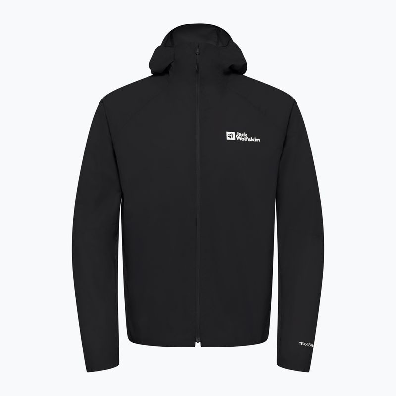 Giacca a vento Jack Wolfskin Prelight Octa nera da uomo 6