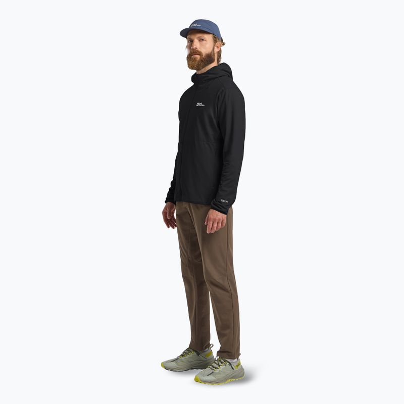 Jack Wolfskin Prelight Trail Hoody Uomo nero 2
