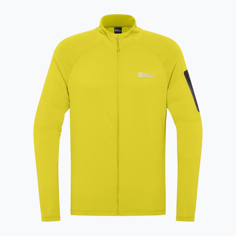 Jack Wolfskin Prelight Full Zip giacca da trekking da uomo chartreuse 7