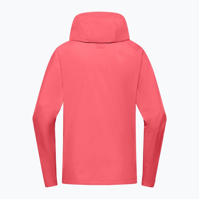 Giacca da pioggia Jack Wolfskin Prelight 2.5L LT da donna, corallo tramonto 9