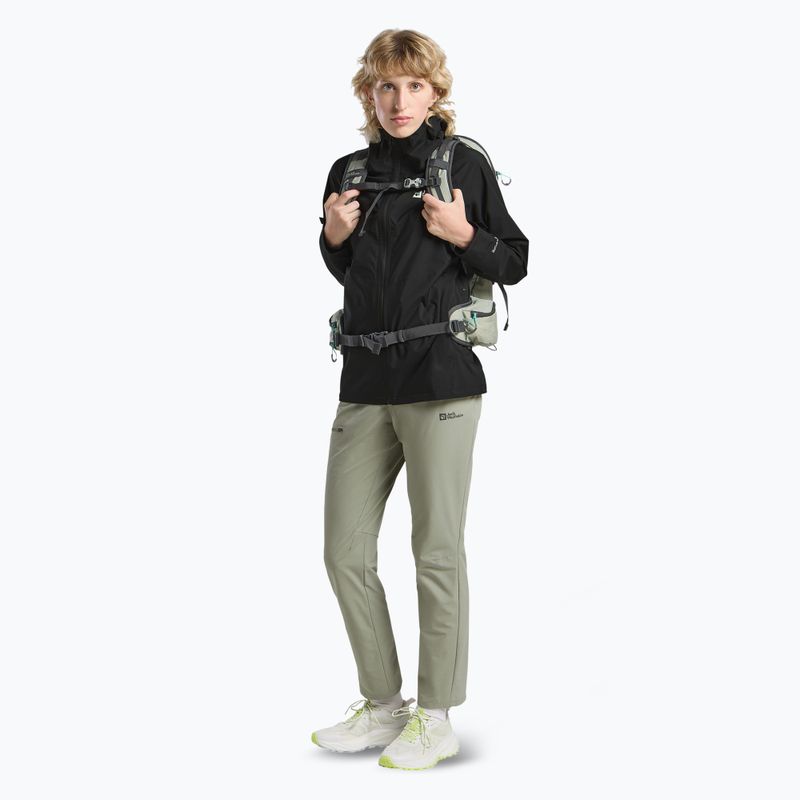 Jack Wolfskin Prelight 2.5L LT giacca antipioggia donna nero 2