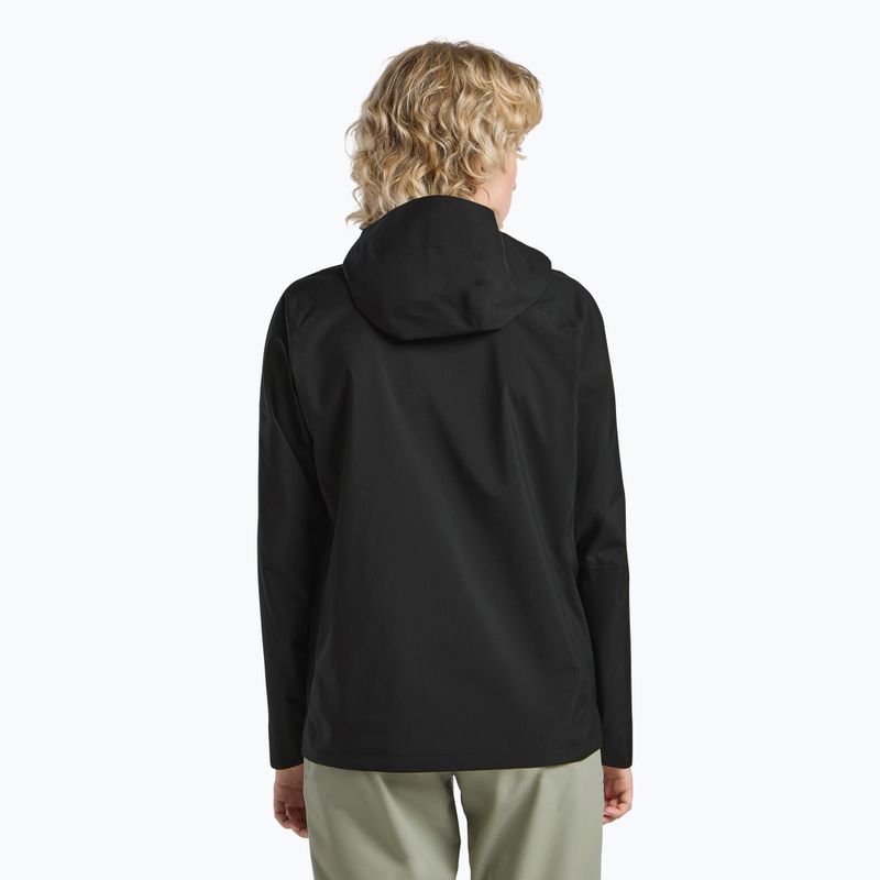 Jack Wolfskin Prelight 2.5L LT giacca antipioggia donna nero 3