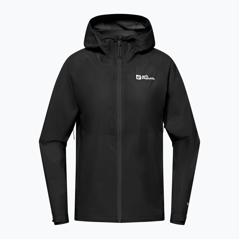 Jack Wolfskin Prelight 2.5L LT giacca antipioggia donna nero 7