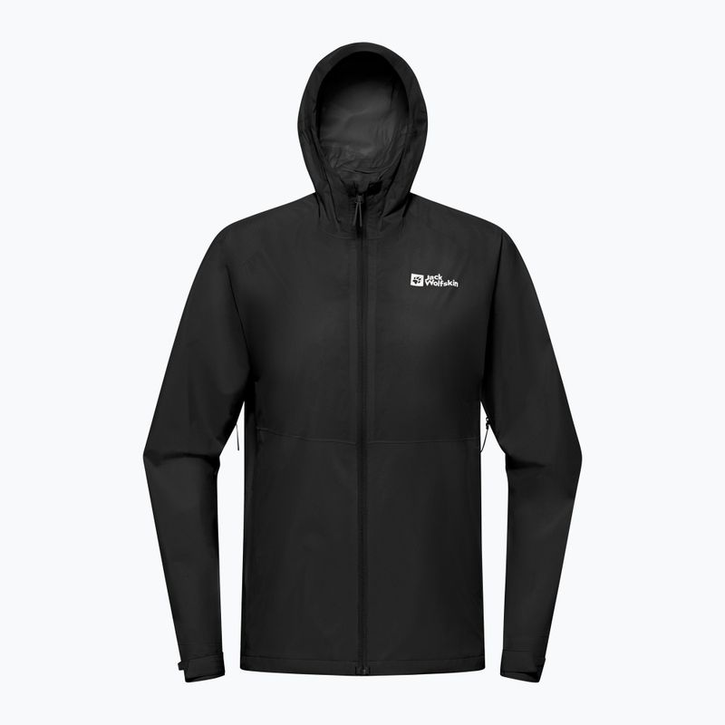 Jack Wolfskin Prelight 2.5L LT giacca antipioggia donna nero 8