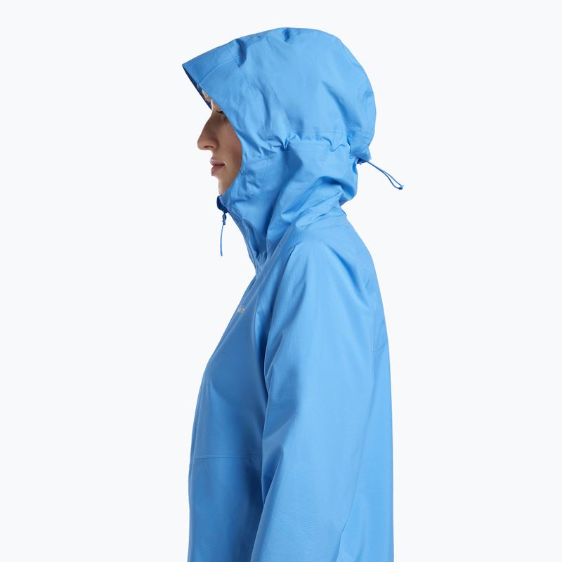 Jack Wolfskin giacca da pioggia da donna Prelight 2.5L LT blu medio 4