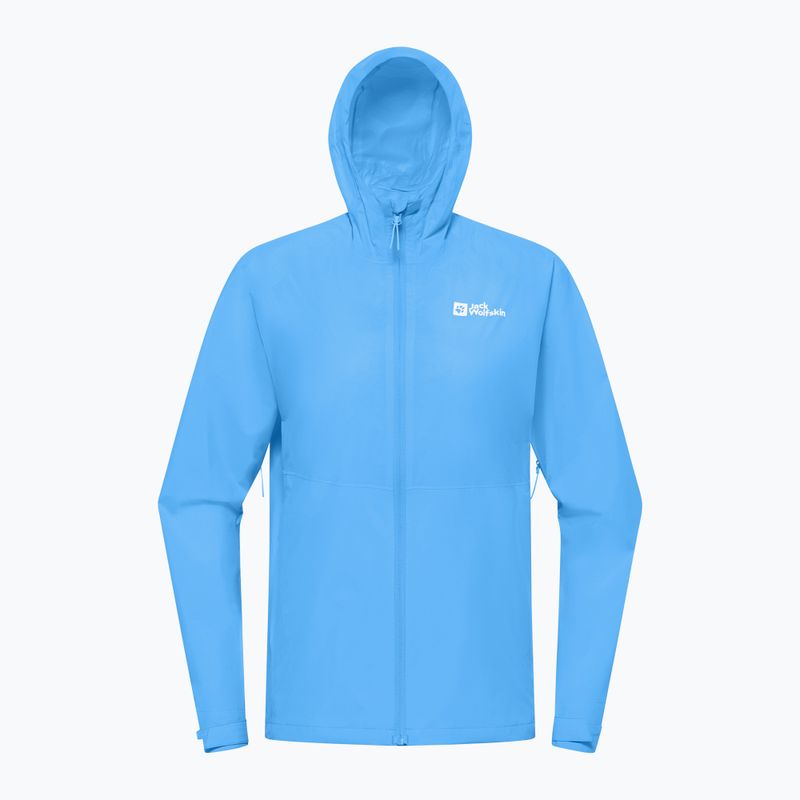 Jack Wolfskin giacca da pioggia da donna Prelight 2.5L LT blu medio 8