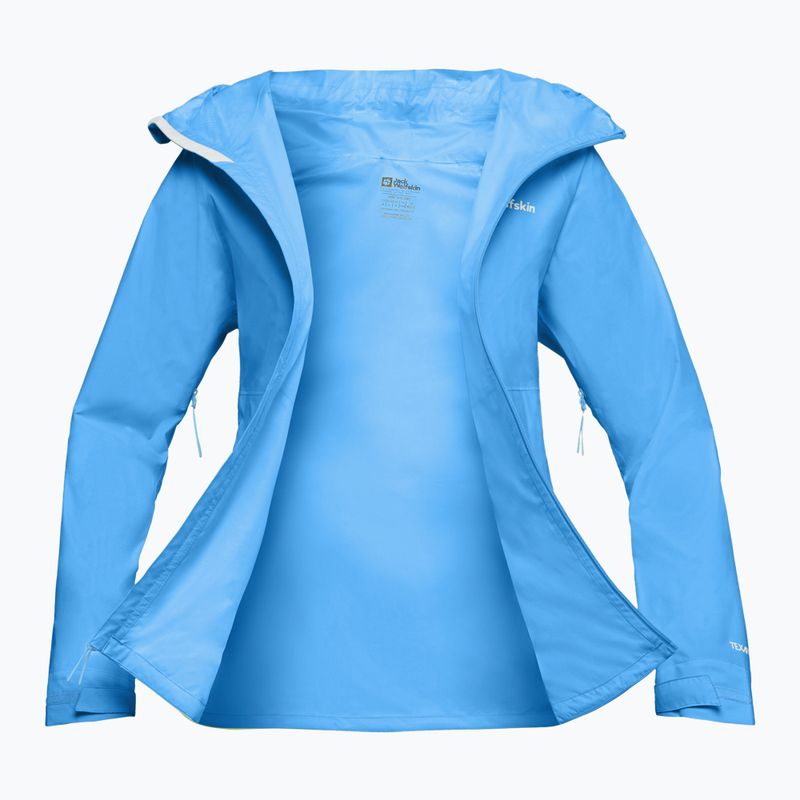 Jack Wolfskin giacca da pioggia da donna Prelight 2.5L LT blu medio 10