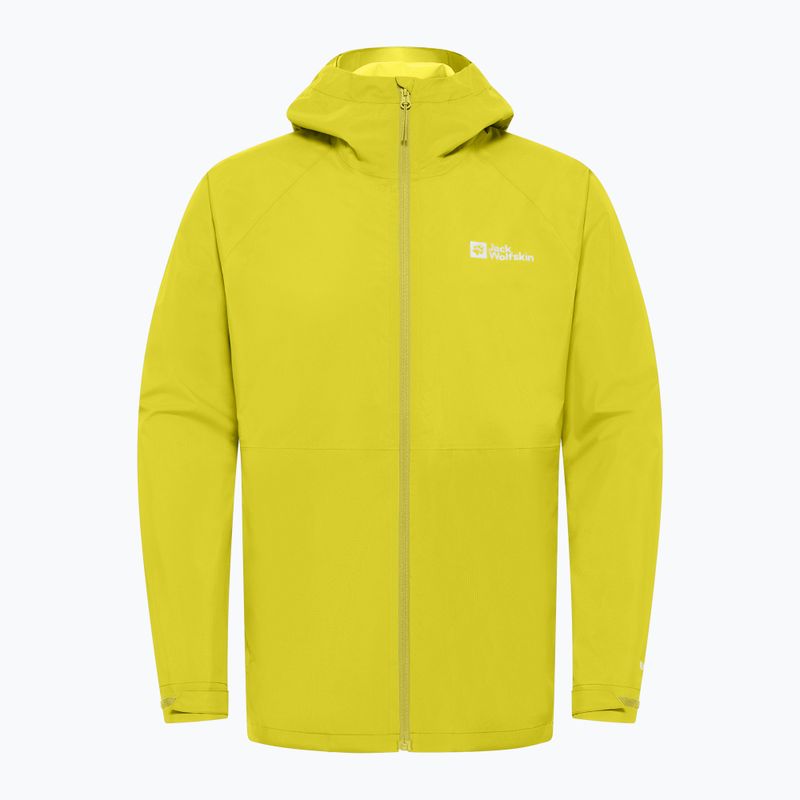 Jack Wolfskin Prelight 2.5L LT chartreuse giacca da pioggia da uomo 8