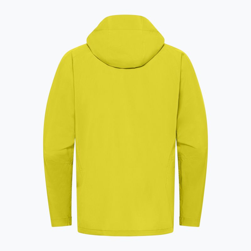 Jack Wolfskin Prelight 2.5L LT chartreuse giacca da pioggia da uomo 10