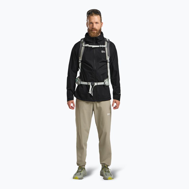 Jack Wolfskin Prelight 2.5L LT giacca antipioggia da uomo nero 2