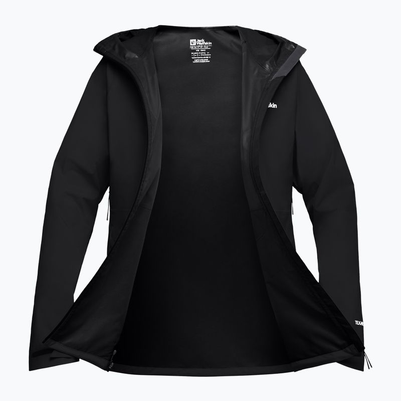 Jack Wolfskin Prelight 2.5L LT giacca antipioggia da uomo nero 10