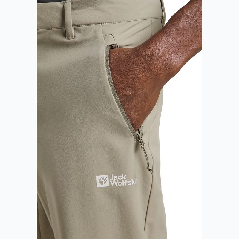 Pantaloni da trekking da uomo Jack Wolfskin Pico Trail stone 4