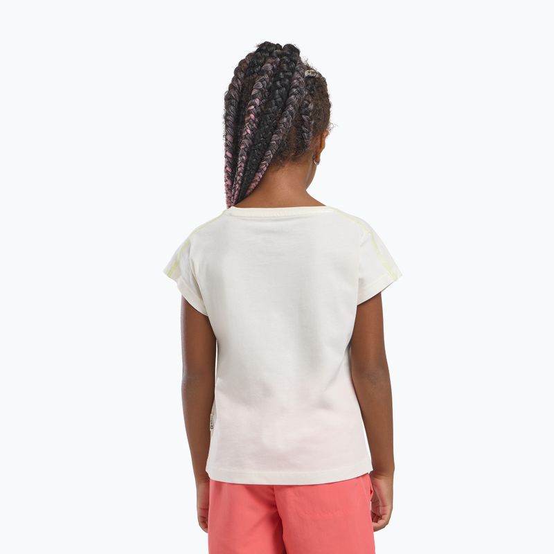 Maglietta Jack Wolfskin da bambino Stampa grafica in cotone bianco 3
