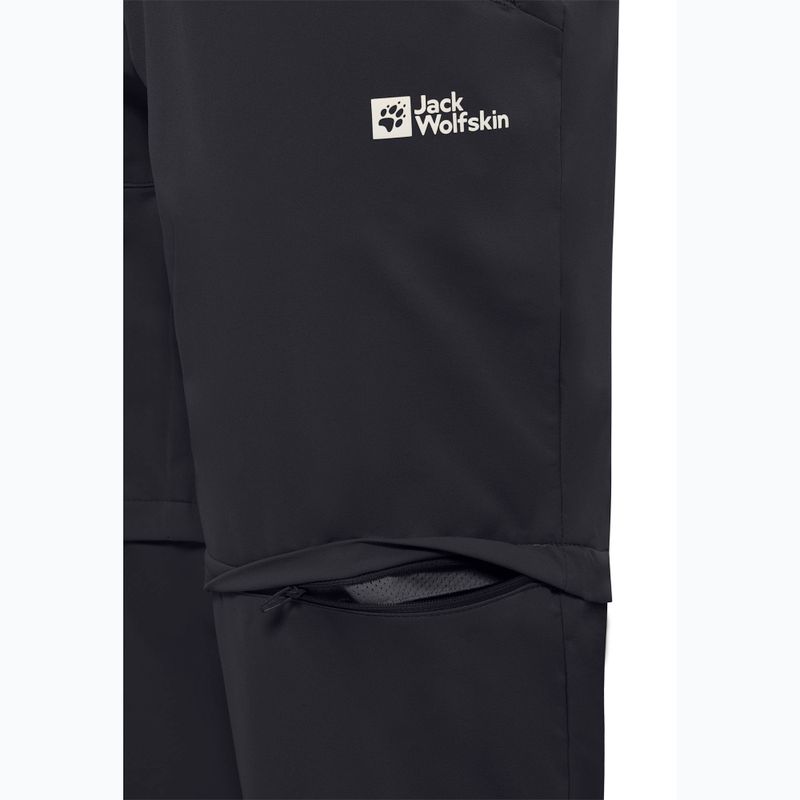 Pantaloni da trekking da uomo Jack Wolfskin Pico Trail Zip Off phantom 6