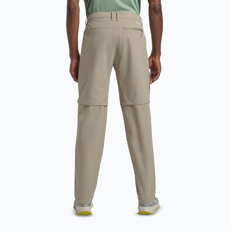 Pantaloni da trekking da uomo Jack Wolfskin Pico Trail Zip Off stone 3