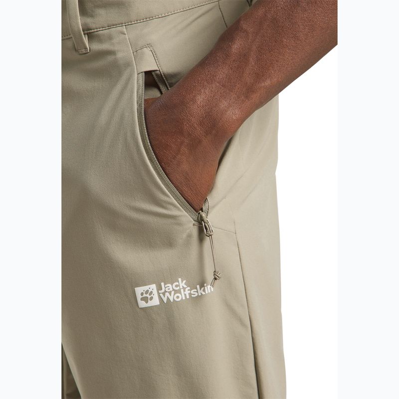 Pantaloni da trekking da uomo Jack Wolfskin Pico Trail Zip Off stone 4