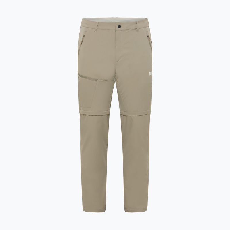 Pantaloni da trekking da uomo Jack Wolfskin Pico Trail Zip Off stone 8