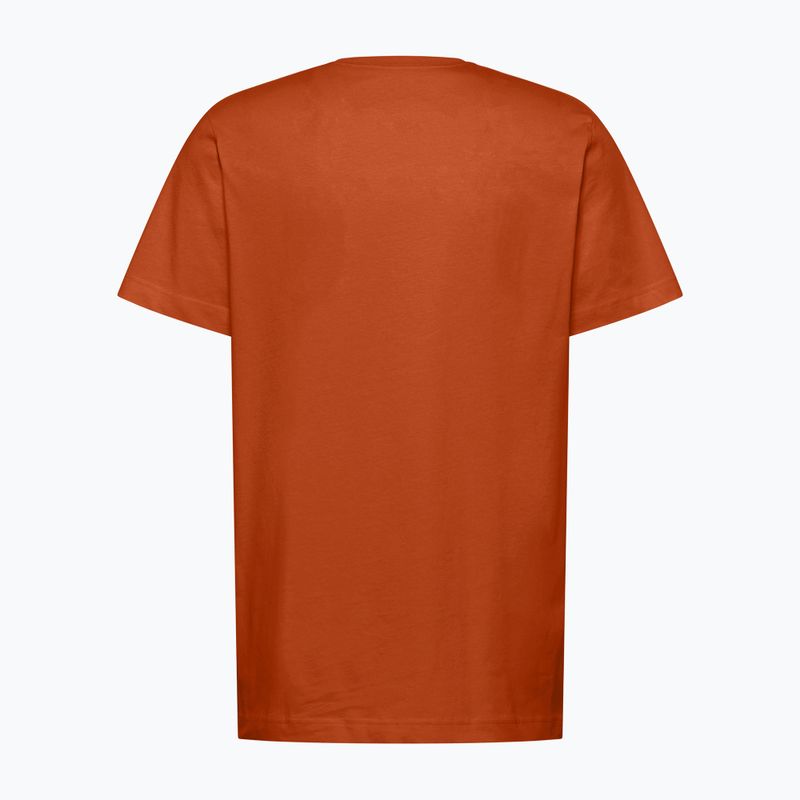 Maglietta Jack Wolfskin da uomo Jack Wolfskin Brand T arancione bruciato 6