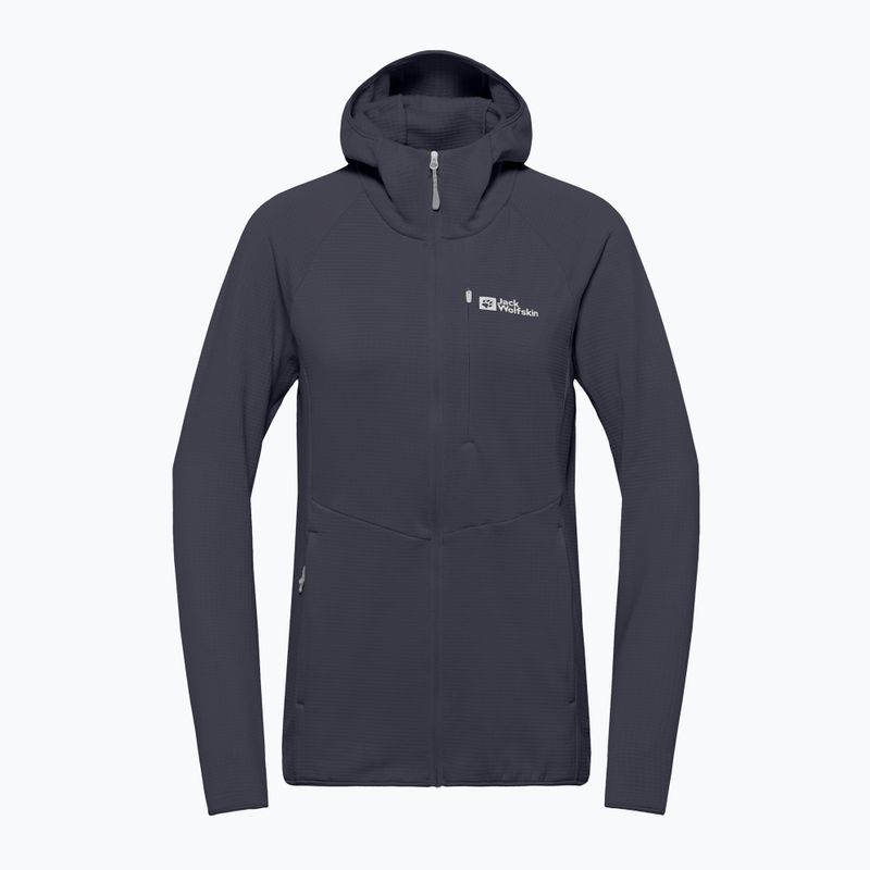 Jack Wolfskin giacca in pile da donna Kolbenberg Hooded Full Zip grafite 7