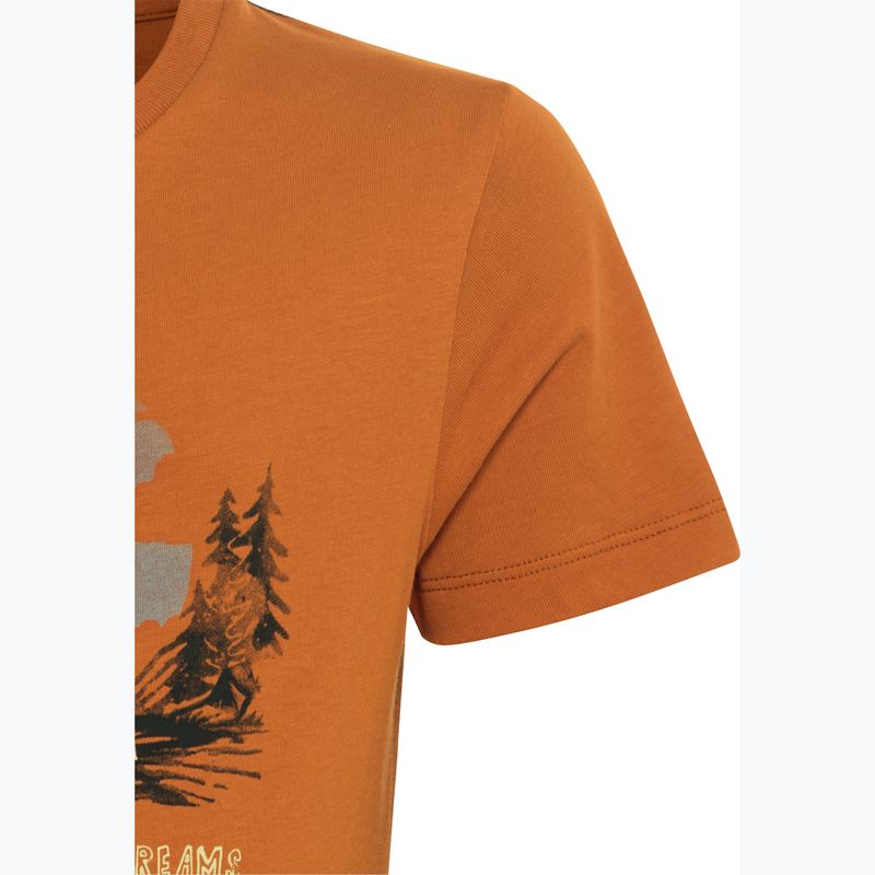 Maglietta Jack Wolfskin da bambino Graphic Cotton T stampa morbida ambra 9