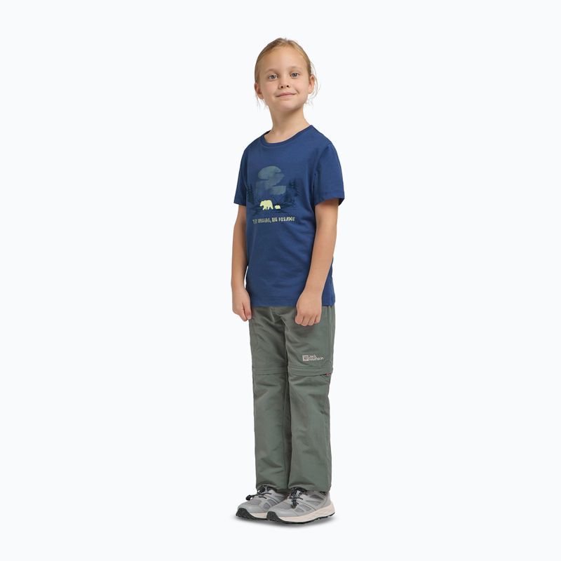 T-shirt Jack Wolfskin per bambini Graphic Cotton T stampa cielo serale 2