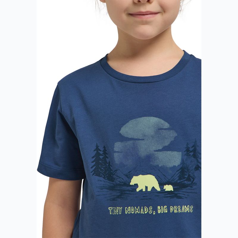 T-shirt Jack Wolfskin per bambini Graphic Cotton T stampa cielo serale 4