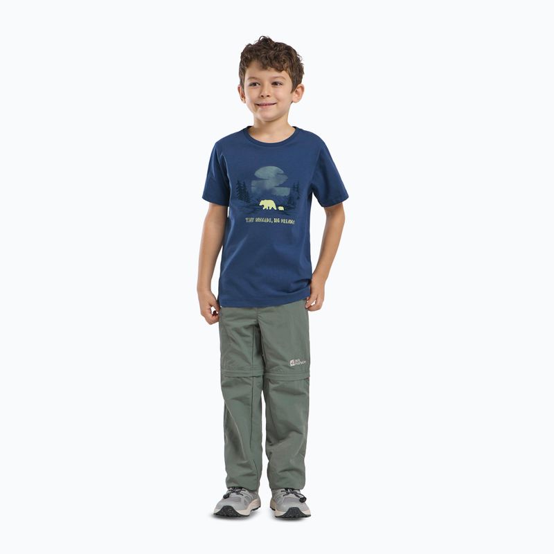 T-shirt Jack Wolfskin per bambini Graphic Cotton T stampa cielo serale 7