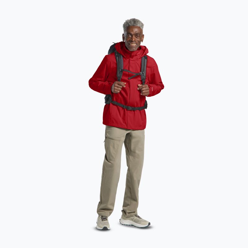 Jack Wolfskin Trailtime 2L giacca da pioggia da uomo rosso adrenalina 2